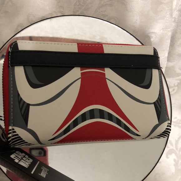 Star Wars Bundle Long Zip Around Wallet by Loungefly & StormTrooper Cap & BP. - Picture 6 of 17